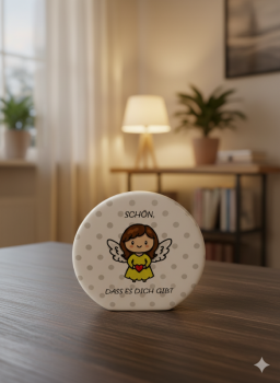 Preview: Schutzengel Spardose "Schön, dass es dich gibt", Keramik